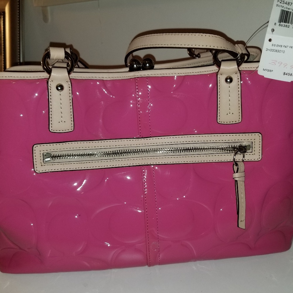 Authentic Pink Coach purse - Picture 4 of 4